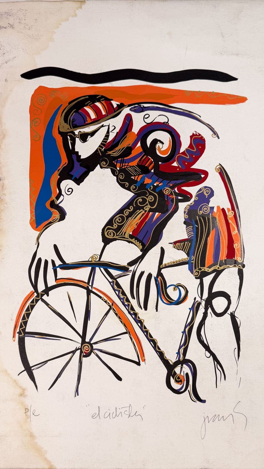 El ciclista — Juan Sebastián