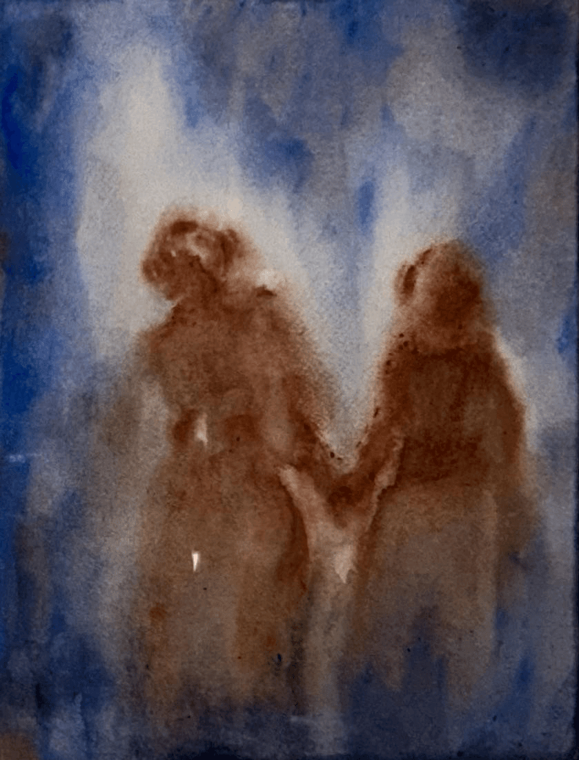 Retratos sobre el agua III (Dos figuras) — Christoph Cassidy