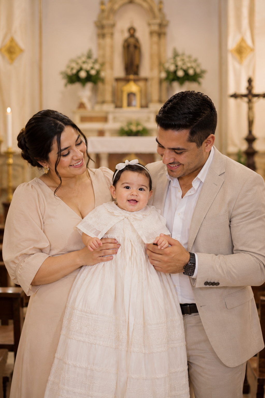 Bautizo fotografiado por Gii Studio en Saltillo