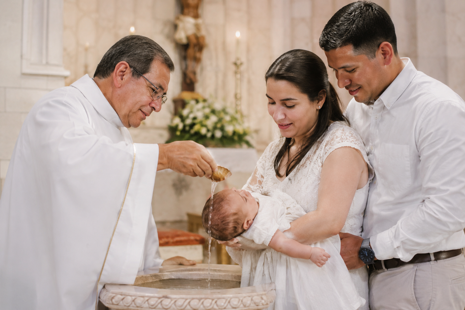 Bautizo fotografiado por Gii Studio en Saltillo