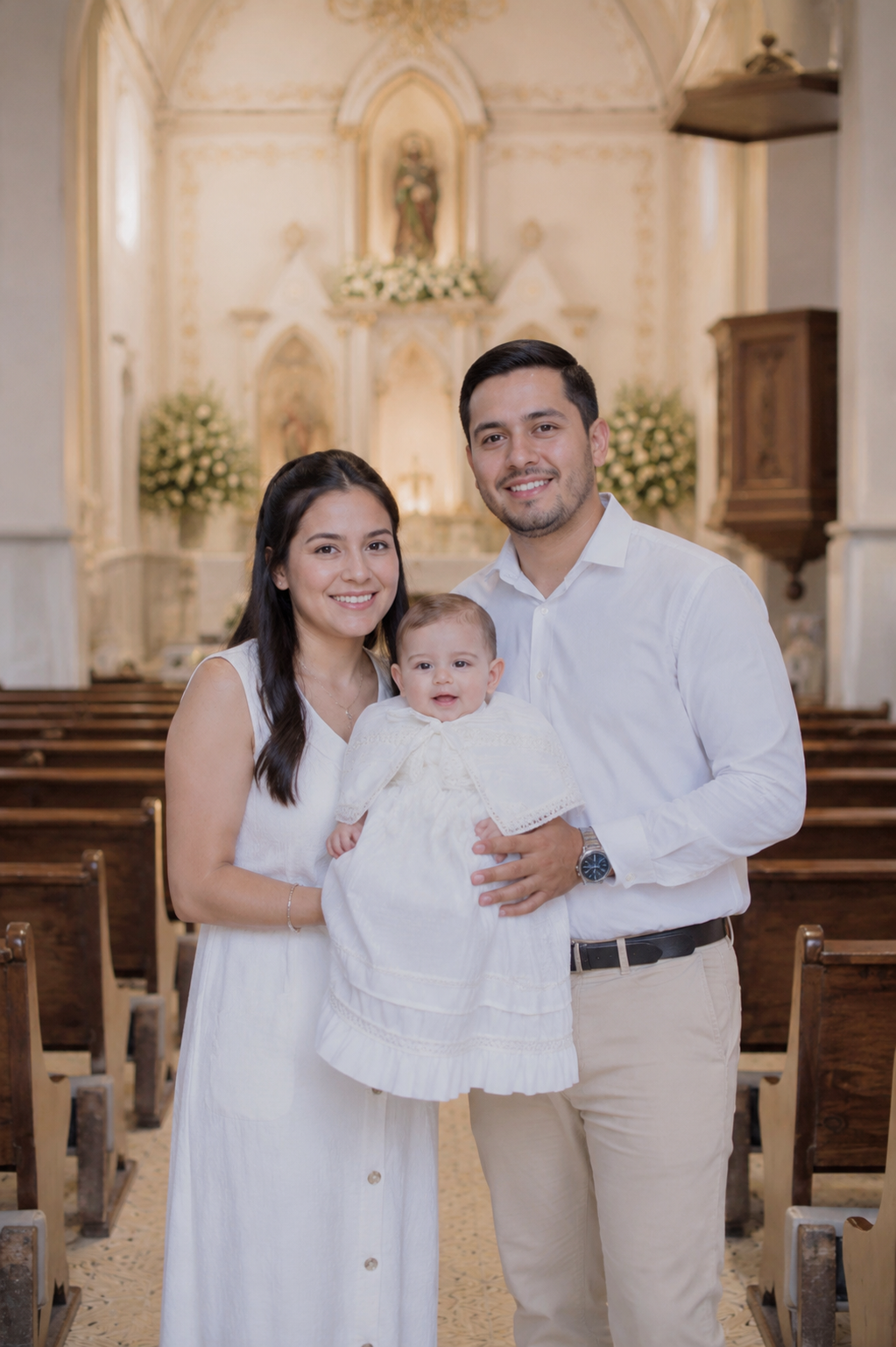 Bautizo fotografiado por Gii Studio en Saltillo