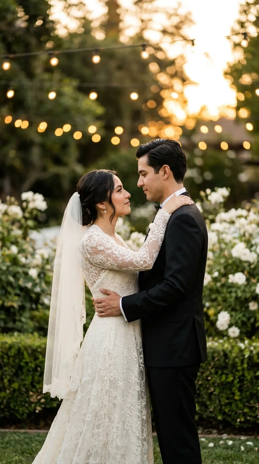 Valeria y Diego — abrazados al atardecer