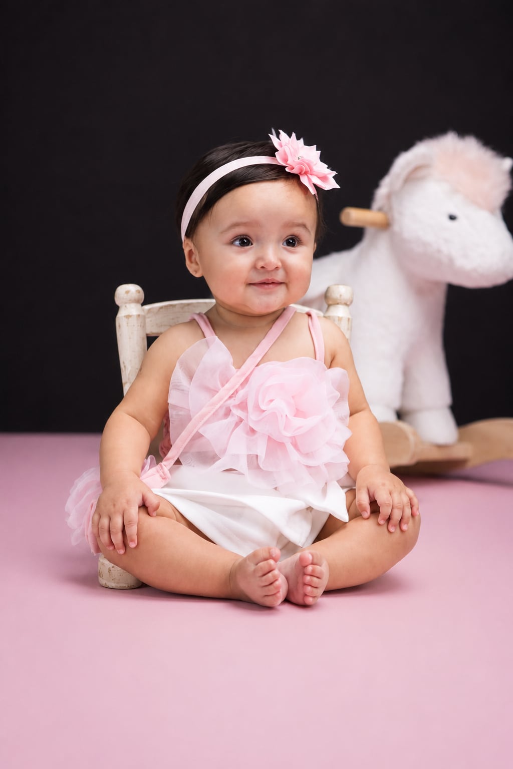 Sesión de fotografía de bebé por Gii Studio en Saltillo