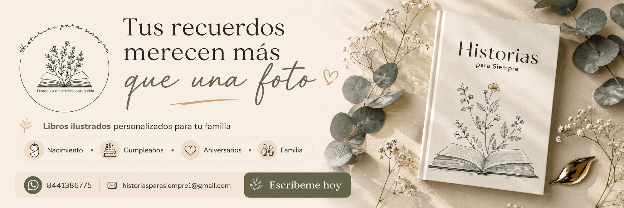 Historias para Siempre — libros ilustrados personalizados